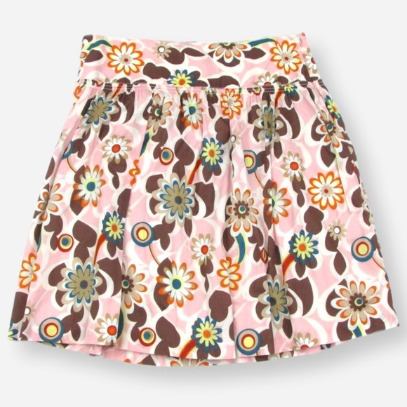 Old Navy Floral Flared Short Skirt Size 10 - Picture 2 of 7